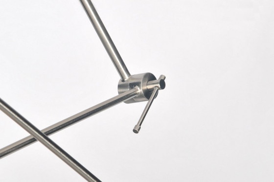 Lampada a Sospensione Doppia ZOXX Nero/Oro – Telaio Regolabile – Lampade a sospensione, Metal, Textile (photo 5 of 6)