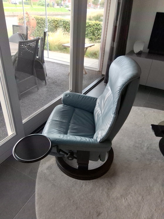 Stressless Verstellbarer relaxsessel – Leather, Wood (photo 4 of 5)