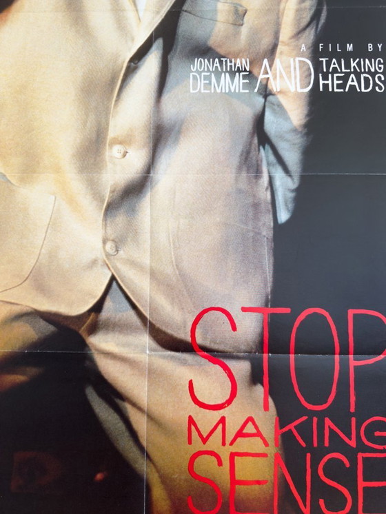 Image 1 of 🎵 Stop Making Sense – 1984 – TALKING HEADS Originele vintage A1-poster | 84,1 × 59,4 cm | Duitsland