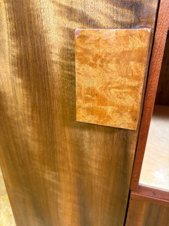 Image 1 of Art Deco Vintage Walnut Display Cabinet (Circa 1930–1940)  A charming and beautifully crafted Art Deco cabinet dating from the 1