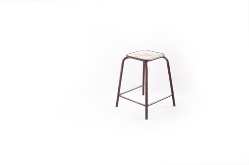 Vintage industrial stool