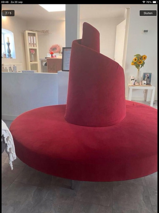 Image 1 of Banco de diseño rood fluweel