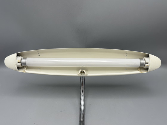 Image 1 of Zeldzame Matsushita / National tafellamp – model FS-193E – beige/oranje – 1970