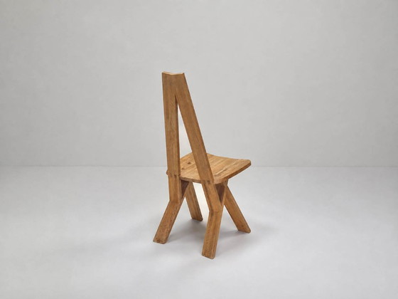 Model S45 Chlacc Wood Chair, Pierre Chapo, 1979 – Dining chairs (photo 17 of 17)