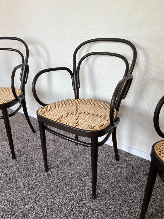 Image 1 of 6x Thonet 214f ​​​​​​Stoelen