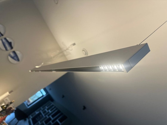 Image 1 of B Dutch design hanglamp led linear light slim mat wit 240