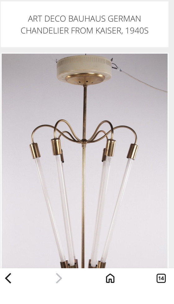 Image 1 of Lustre Bauhaus unique et imposant