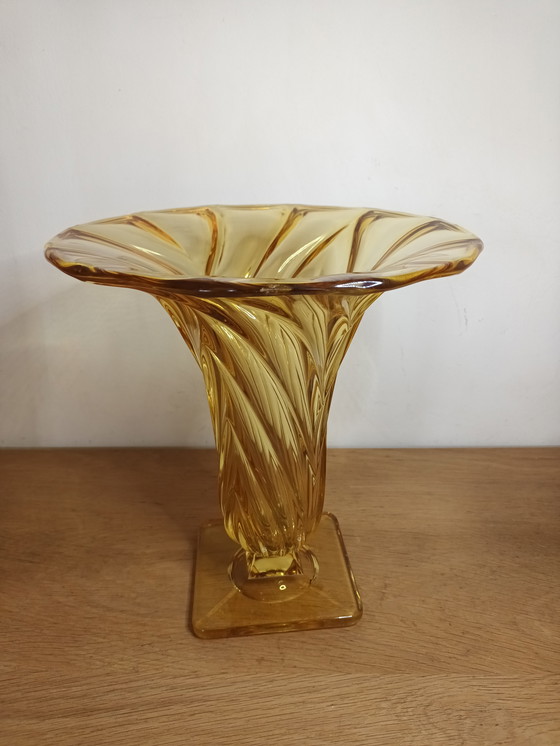 Image 1 of Val Saint Lambert Vase.