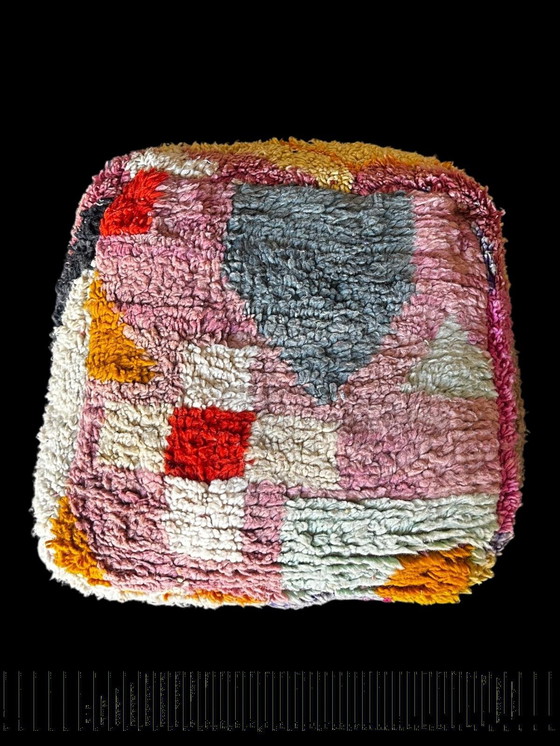 Image 1 of Moroccan rug flour cushion 60 x 60 x 22 cm 