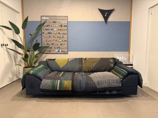Vitra | Hella Jongerius | Sofá Mariposa | Tonos Verde Oscuro | 1 unidad