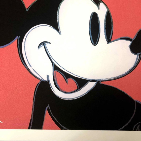 1990s After Andy Warhol "Mickey Mouse" Lithograph – Lithographs & prints, Paper (photo 6 of 13)