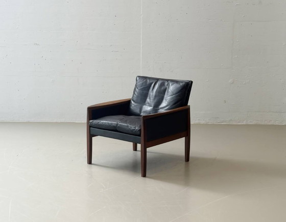 Image 1 of Set van 2 loungestoelen van Hans Olsen voor Juul Kristensen, Denemarken, jaren 1950.