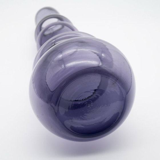 Image 1 of Iconisch design uit het midden van de 20e eeuw, vintage vakmanschap ×3 kunstglazen vazen ​​set WMF