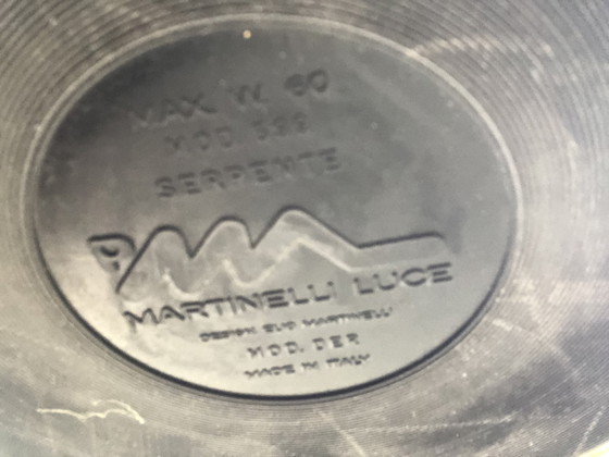 Image 1 of Serpente table lamp by Martinelli Luce