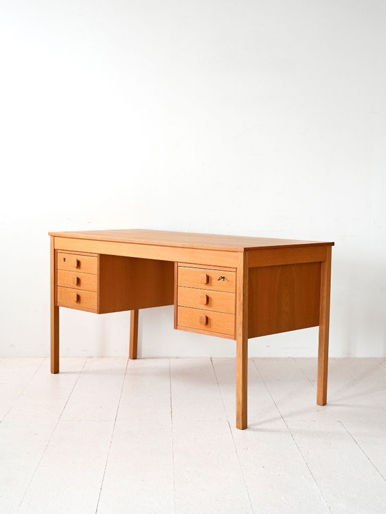 Image 1 of Teak Danish vintage desk