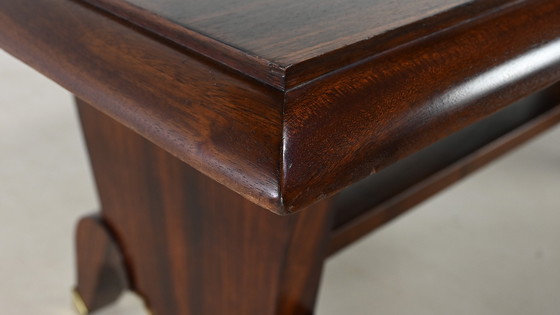 Image 1 of Table de salle à manger Art Déco en bois de rose, France, C.1930