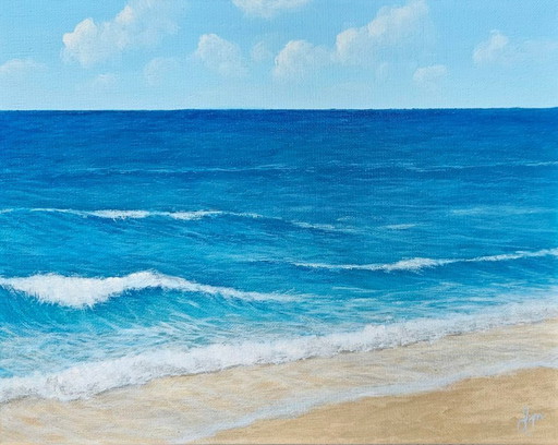 Acrylic painting Sea Breeze"