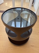 Round side table NEBU Holland, brown