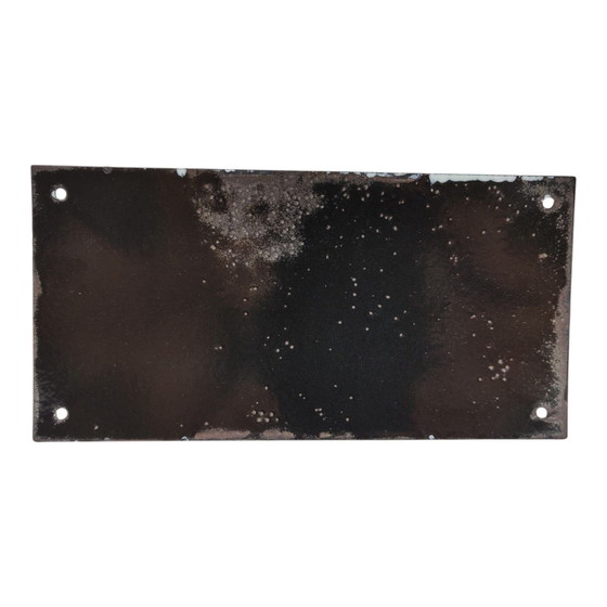 Tin Tin / Tim und Struppi Enamel Sign, Decorative Objects, Metal, Black (photo 5 of 5)