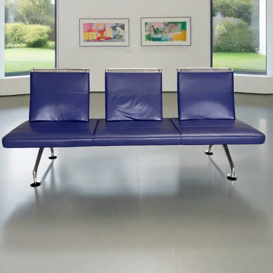 Image 1 of Vitra Leather Area Sofa - The Timeless Splendor by Antonio Citterio