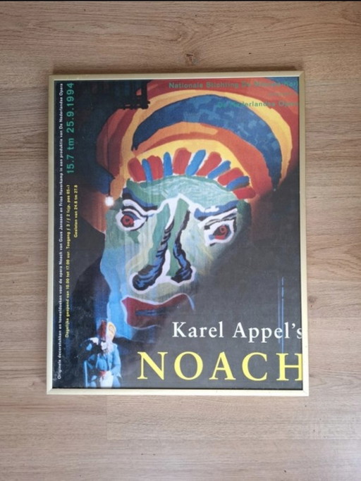 Mostra di poster incorniciati di Karel Appel 1994