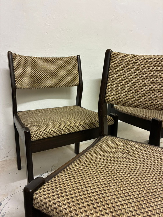 Image 1 of 4x mid century modern eetkamerstoelen