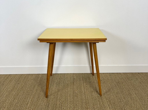 Tavolino vintage con piano girevole e staccabile, 1960