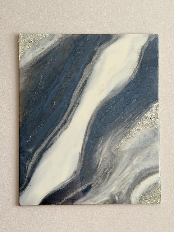 Image 1 of Abstrakte Harz-Wandkunst