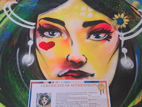 Image 1 of YOUTHONE - Irene, goddess of peace - Artist's canvas