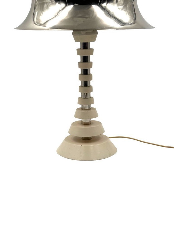 Image 1 of Space age pagoda table lamp, France 1970s