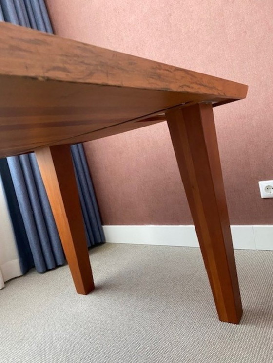 Image 1 of Cherry wood dining/study table 100 x 200 cm