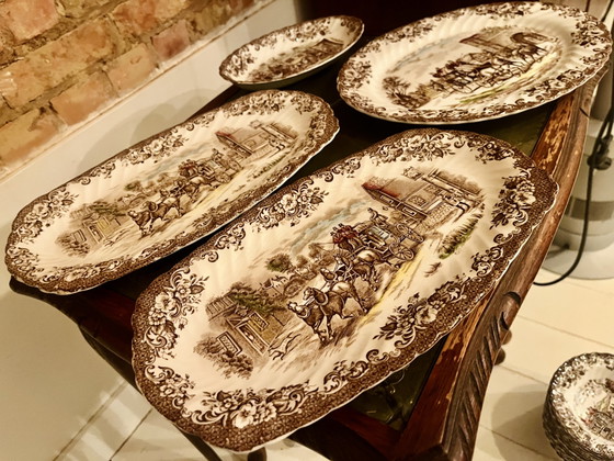 Vintage 'Coaching Scenes' Crockery - Johnson Brothers – Porcelain (photo 13 of 15)