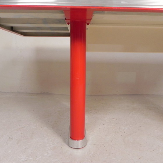 Ahrend Oda dining table, desk, with aluminum edge, 1950s – Plastic, Metal (photo 25 of 29)