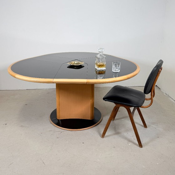 Skovby DC06B - Piano Black - Postmodern / Japandi – Tables de salle à manger, Bois (photo 6 of 16)