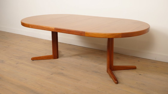 Image 1 of Tavolo da pranzo rotondo vintage | Allungabile | Bramin | Teak