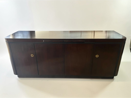 Art Deco / Streamline sideboard / credenza with original marble top – ca. 1930–1950, in the style of the Deutsche Werkstätten