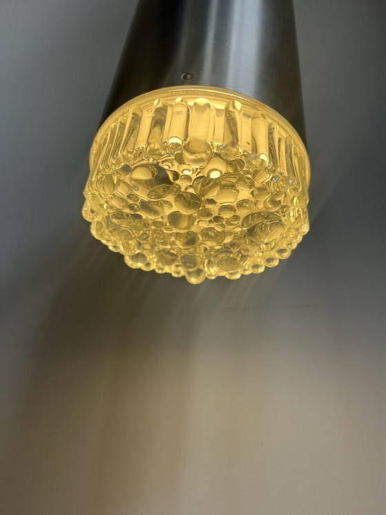 Image 1 of Brushed metal pendant lamp – Staff Leuchten, Germany