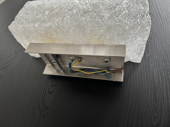 Image 1 of Vintage “ice” wall lamp exclusive design 30 cm