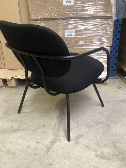 Unique design black armchair Richard Hutten model PI