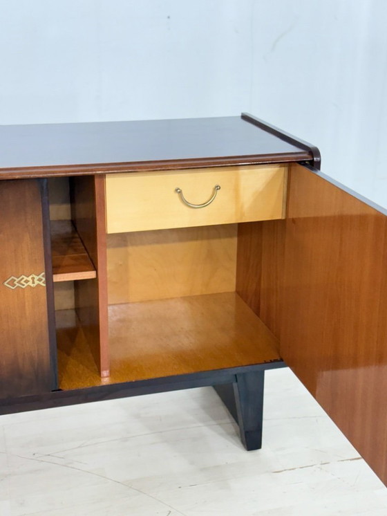 Image 1 of Beautiful vintage 2-door chest of drawers, cabinet, living room cabinet, sideboard