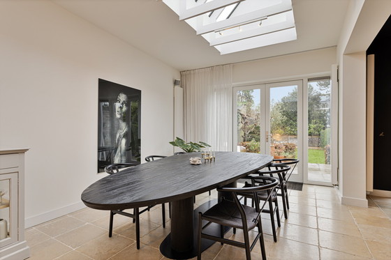 Image 1 of Grande tavolo da pranzo in legno nero