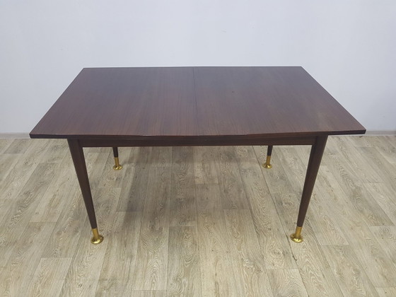 Table et Chaises Mid-Century, années 1960-1970, Ensemble de 7 – Salles à manger complètes (photo 27 of 30)