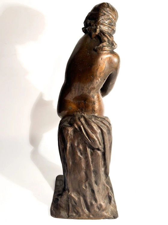 Bronze Sculpture "The Slave" Attributed to Giacomo Ginotti 19th Century (photo 9 of 9)