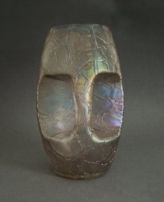 Image 1 of Pichet irisé « Crocodile » de Koloman Moser, style Jugendstil, pour Loetz, 1900