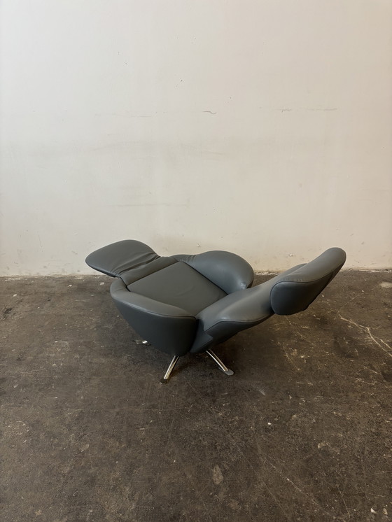 Image 1 of Cassina Dodo designer armchair, grey leather, like new