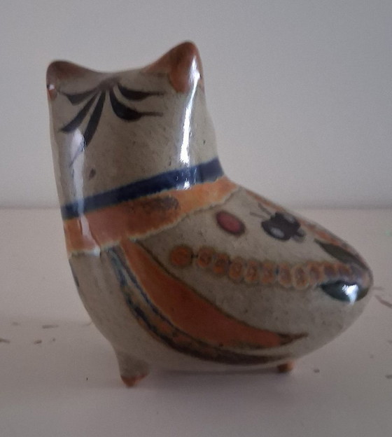 Image 1 of Mexican Ceramic Owl Figurine