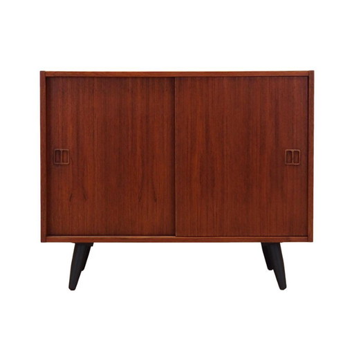 Teak cabinet, Danish design, 1970s, production: Denmark