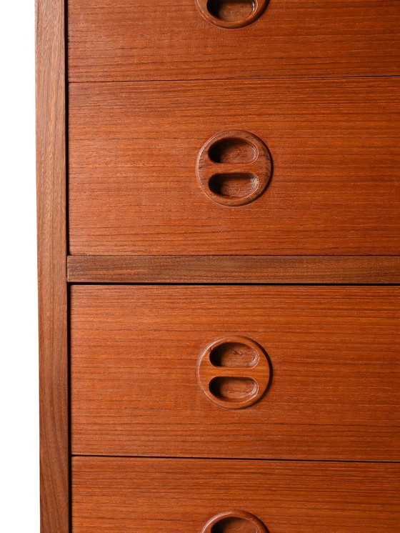 Image 1 of 1960s Danish Teak Chest of Drawers by Arne Wahl Iversen