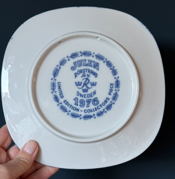 Image 1 of Rörstrand Julen set of 8 Gunnar Nylund plates