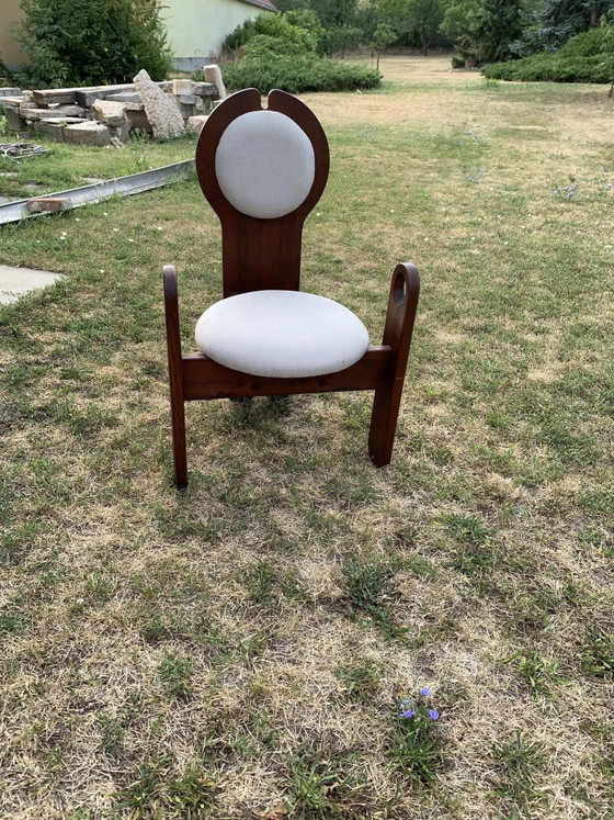 Chaise de salle à manger vintage par Szedleczky, années 1970 – Chaises de salle à manger, Bois (photo 3 of 6)
